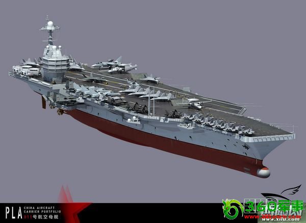 解放军终极航母精美CG
